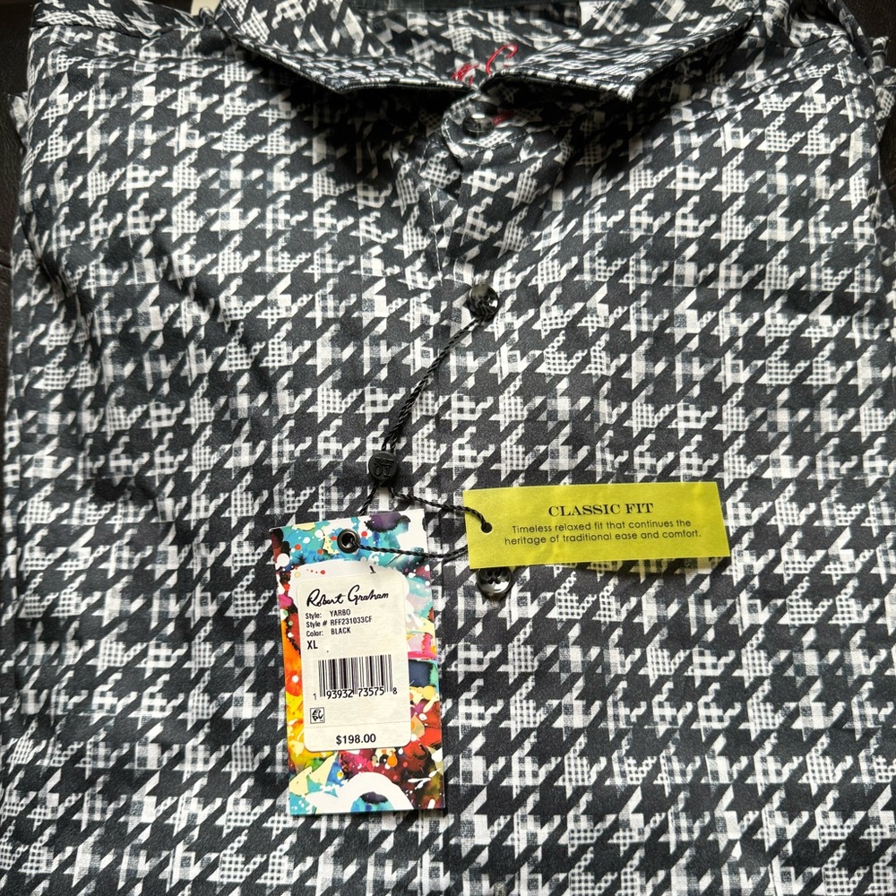 Robert Graham Classic Fit, Men’s Dress Shirt XL Long Sleeve